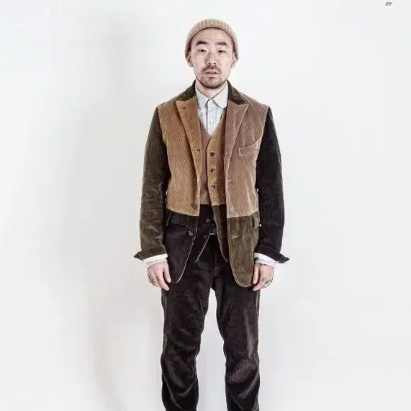 [BUNJANG] Eastlogue Corduroy Jacket and Vest Set / 이스트로그 코듀로이 자켓 L+베스트 M