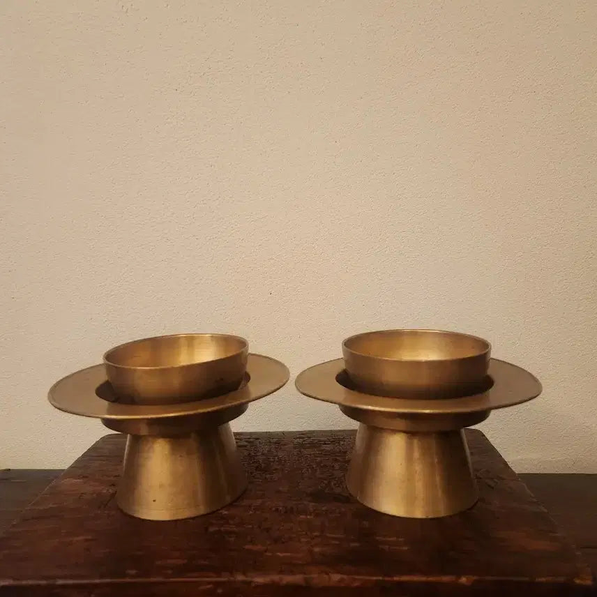 [SOLD OUT] 조선시대 골동 유기잔과 잔대