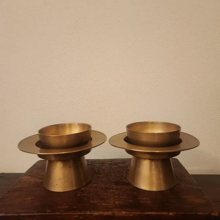 [SOLD OUT] 조선시대 골동 유기잔과 잔대