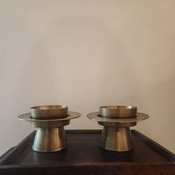 [SOLD OUT] 조선시대 골동 유기잔과 잔대