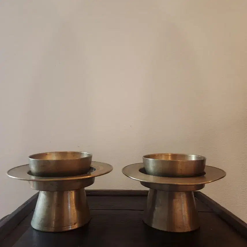 [SOLD OUT] 조선시대 골동 유기잔과 잔대