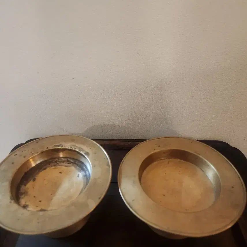 [SOLD OUT] 조선시대 골동 유기잔과 잔대