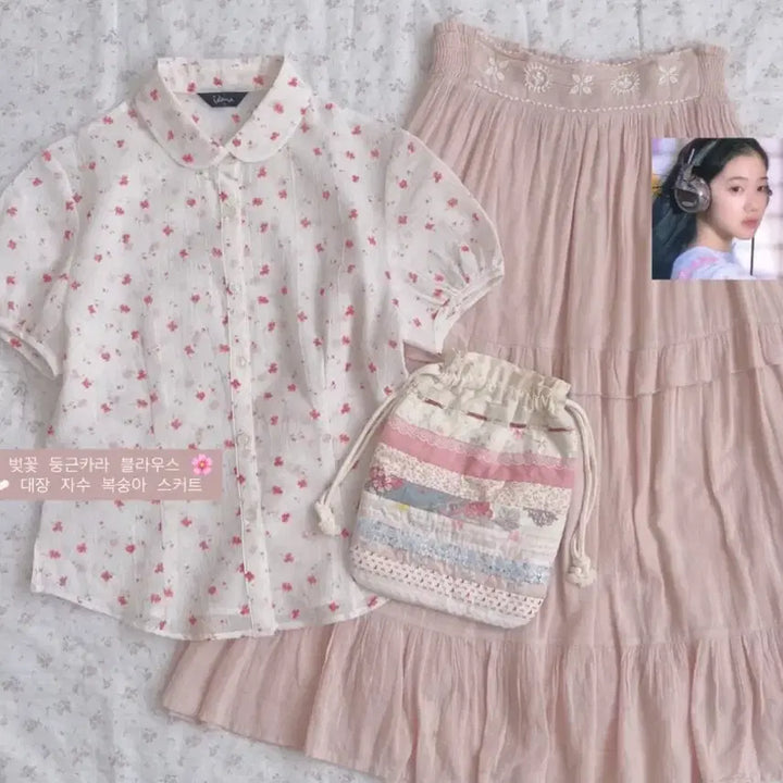 [SOLD OUT] 아오이유우 복숭아 스커트 모리노가토