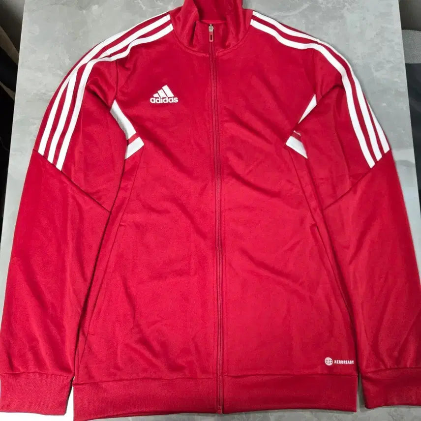 [BUNJANG] Adidas Three Stripes Track Top Red / 아디다스 삼선 트랙탑 레드