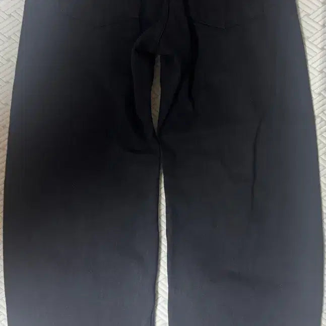 [BUNJANG] Facade Pattern Belted Round Denim Vintage Black XS Jeans / 파사드패턴 벨티드 라운드 데님 vintage black xs
