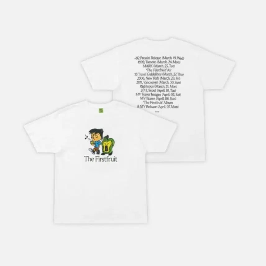 [BUNJANG] The Firstfruit White T-shirt / The Firstfruit 반팔 티셔츠 화이트 마크