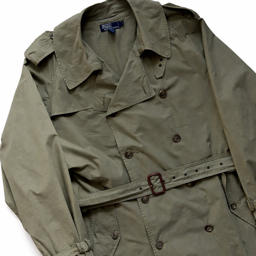 [BUNJANG] Polo Ralph Lauren Classic Trench Coat XL / 90s 폴로 랄프로렌 클래식 트렌치 코트 XL