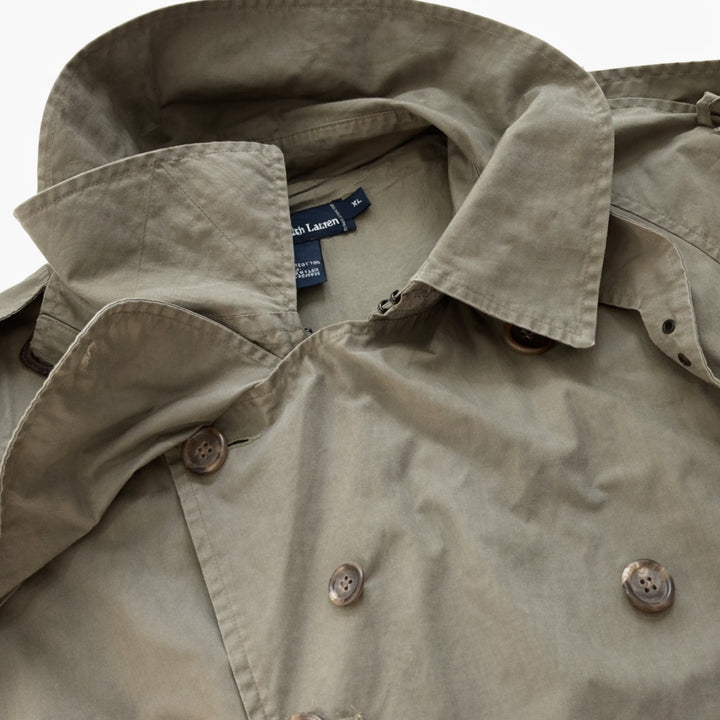 [BUNJANG] Polo Ralph Lauren Classic Trench Coat XL / 90s 폴로 랄프로렌 클래식 트렌치 코트 XL