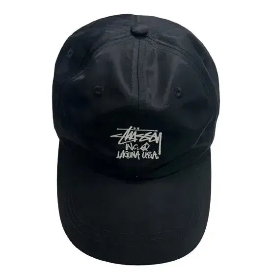 [SOLD OUT] 스투시 나일론 6판넬캡 블랙