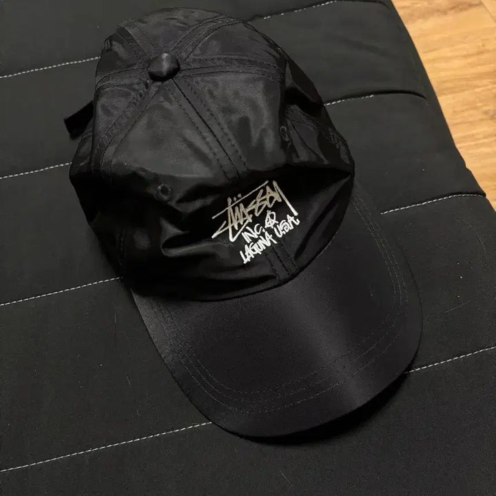 [SOLD OUT] 스투시 나일론 6판넬캡 블랙