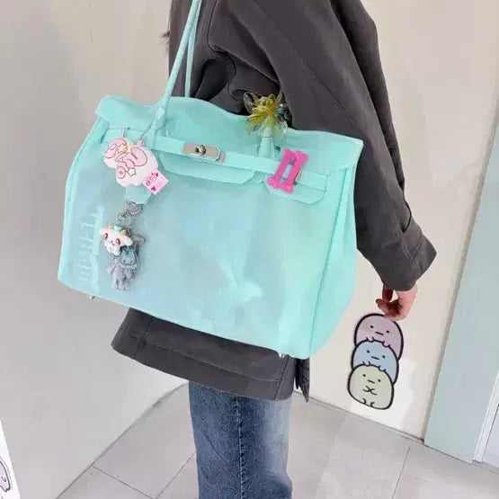 [BUNJANG] Mint Jelly Birkin Bag / 연민트 젤리버킨