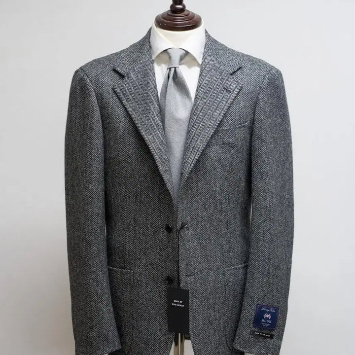 [BUNJANG] RING JACKET Moon Tweed Herringbone Blazer / RING JACKET MOON TWEED 헤링본 남성 자켓 52