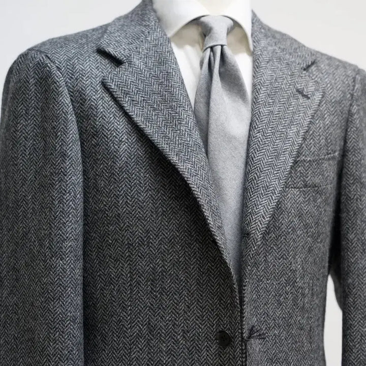 [BUNJANG] RING JACKET Moon Tweed Herringbone Blazer / RING JACKET MOON TWEED 헤링본 남성 자켓 52