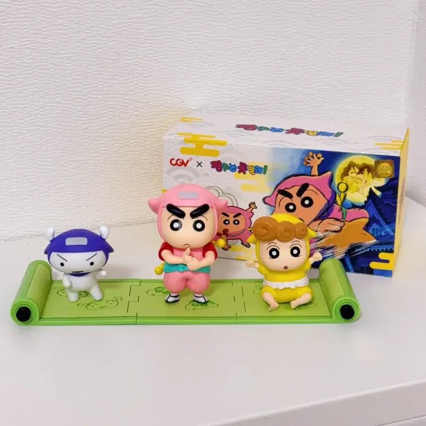 [BUNJANG] Crayon Shin-chan Ninja Run Ameguri Figure x CGV / 짱구는못말려 닌자배꼽수비대 피규어 X CGV