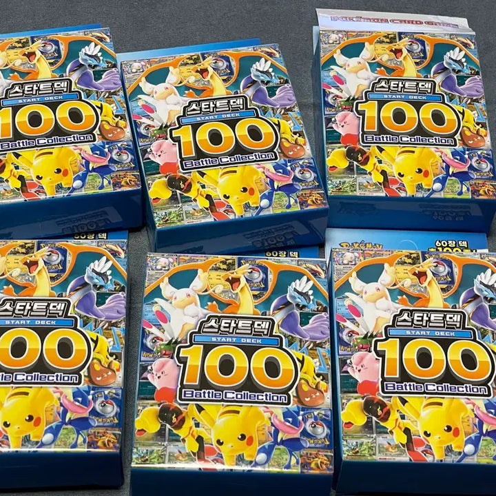 [BUNJANG] Pokemon Card Game Starter Deck 100 Bundle Set (6 Boxes) / 포켓몬 카드 게임 스타트덱 100 개봉 6박스 일괄 판매합니다