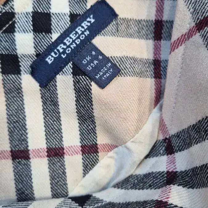 [BUNJANG] Burberry Check Pattern Midi Skirt / 버버리 체크 패턴 스커트
