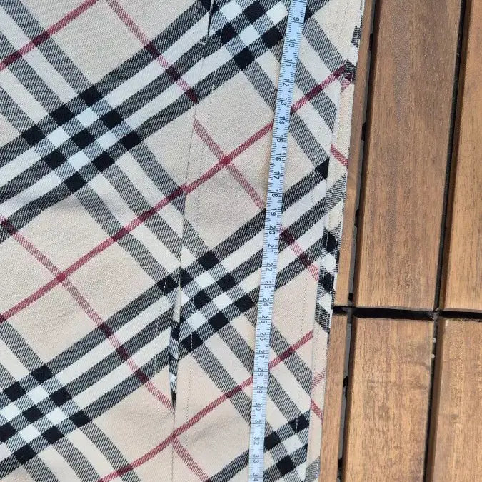 [BUNJANG] Burberry Check Pattern Midi Skirt / 버버리 체크 패턴 스커트