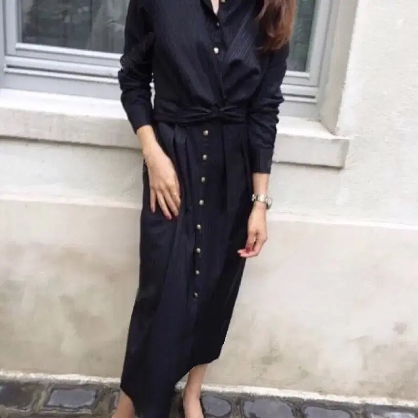[BUNJANG] ELBORN Numero Shirt Dress / 엘보른(ELBORN) 누메로 셔츠원피스 55-66 새상품