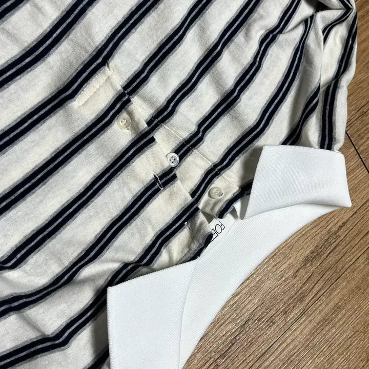 [BUNJANG] Poeto Ivory Rugby T-shirt / (아이보리) 포에토 럭비 티셔츠