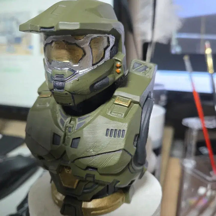 [BUNJANG] Halo Character Bust Figure / 캐릭터 헤일로 흉상입니다.