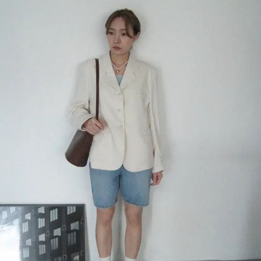 [BUNJANG] Hanoll Mate Jacket - Ivory / 한올 Mate Jacket 판매