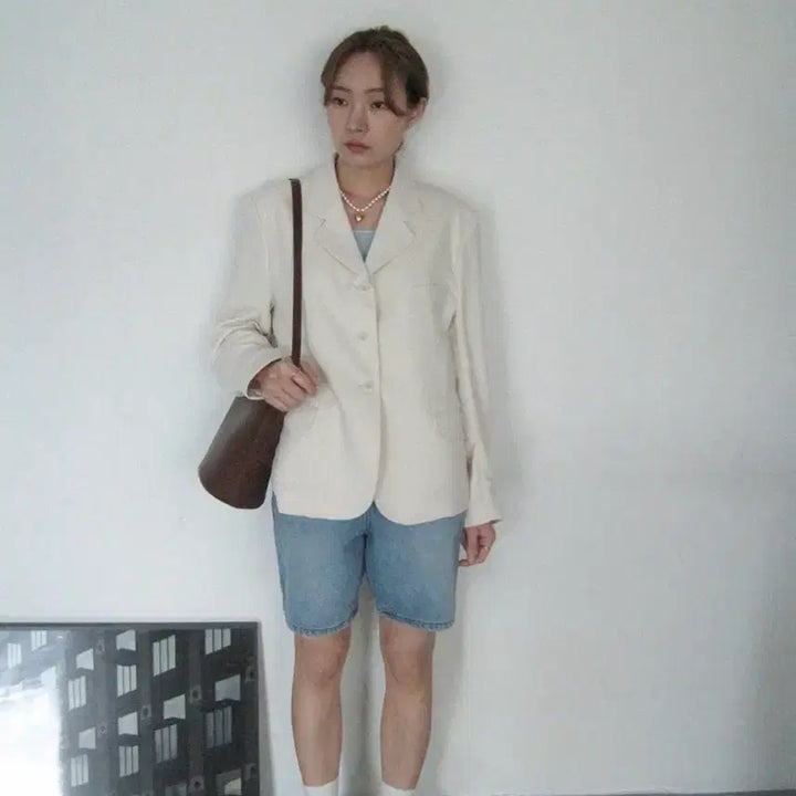 [BUNJANG] Hanoll Mate Jacket - Ivory / 한올 Mate Jacket 판매
