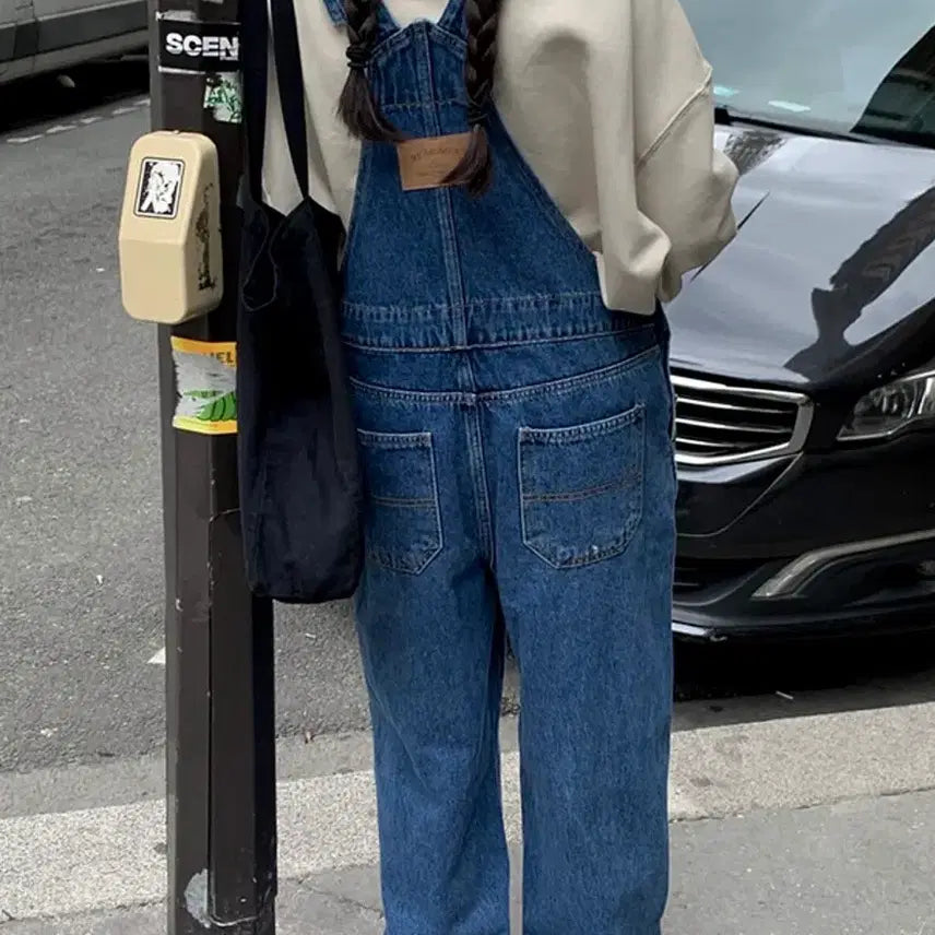 [BUNJANG] Ordinaryment Teddy Overall Linenne Leveine Ont / 오디너리먼트 테디 오버롤            리넨느 르베인 온트