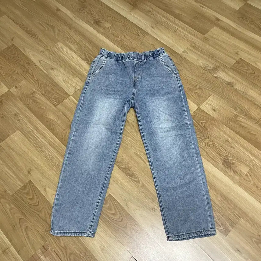 [BUNJANG] Unbranded Banded Denim Jeans / 연청 밴드 청바지2930