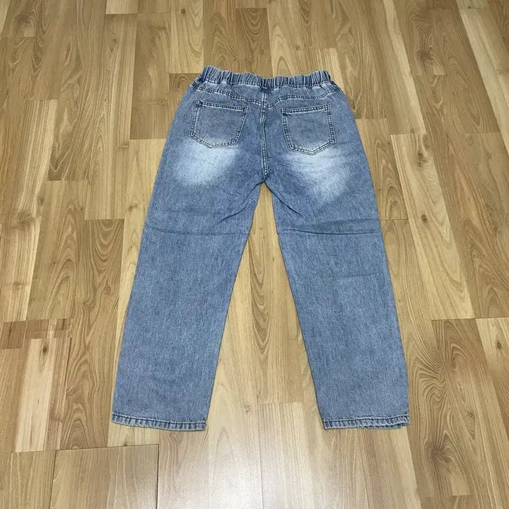 [BUNJANG] Unbranded Banded Denim Jeans / 연청 밴드 청바지2930
