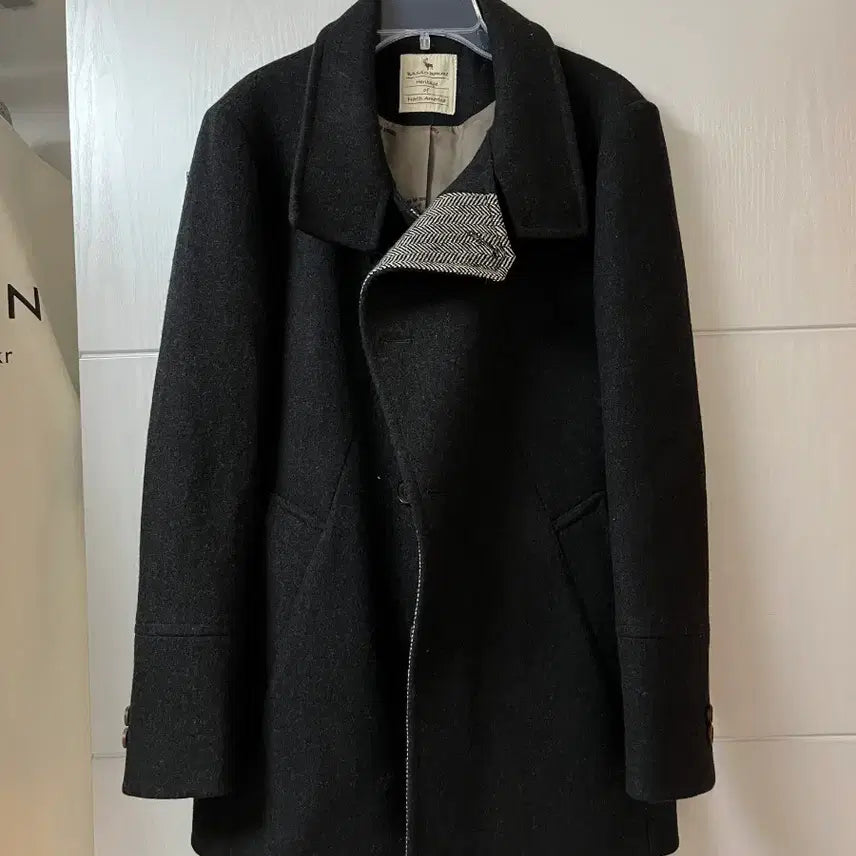 [SOLD OUT] (95) 바쏘옴므 남성 울90 자켓 코트 한번 착용