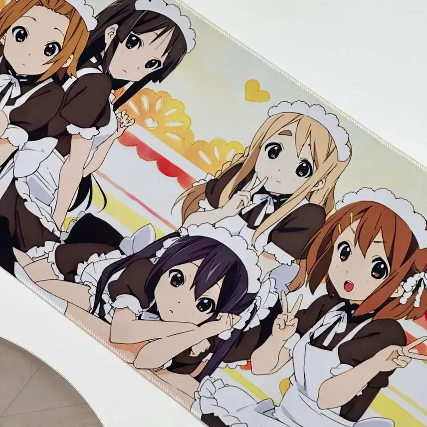 [BUNJANG] K-ON! Maid Desk Pad Desk Mat / 고전 케이온 메이드 데스크패드 데스크매트