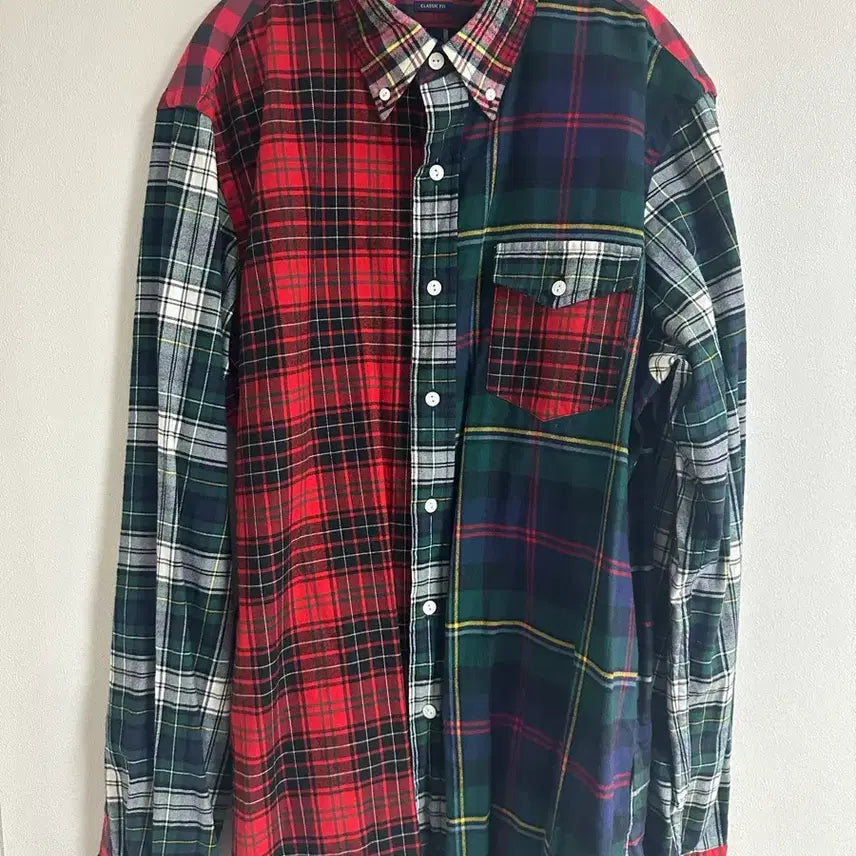 [BUNJANG] Polo Ralph Lauren Multi-Check Shirt / [L] 폴로 랄프로렌 멀티체크 셔츠