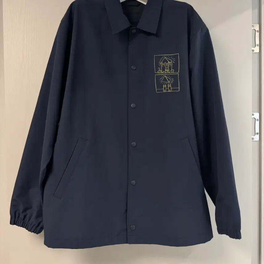 [BUNJANG] Windbreaker Jacket - Navy (XL) / (XL) 남성 바람막이 점퍼 네이비 한번 착용