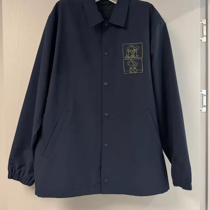 [BUNJANG] Windbreaker Jacket - Navy (XL) / (XL) 남성 바람막이 점퍼 네이비 한번 착용