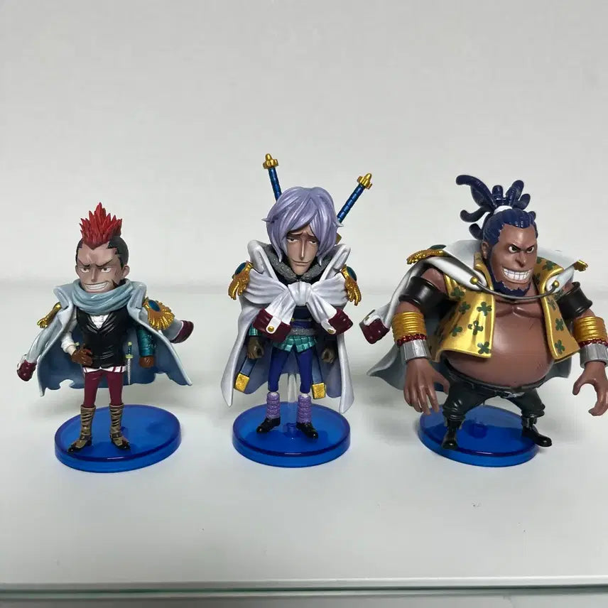 [BUNJANG] One Piece Resin World Collectable Navy Marine Figure / 원피스 레진 월콜 해군 극장판 3해군