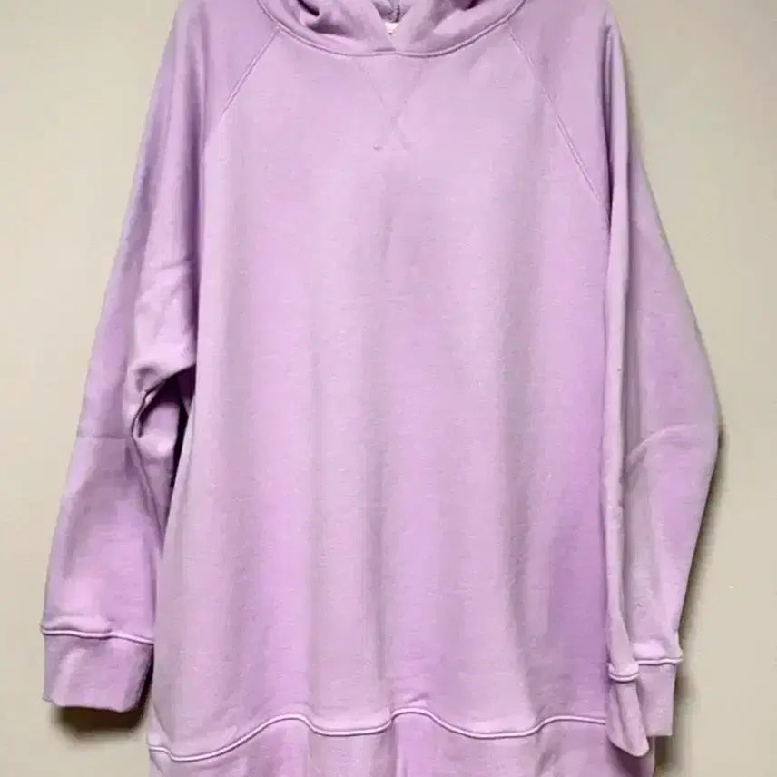 [BUNJANG] Unbranded Lilac Hooded Sweatshirt / (F) 여성 후드 맨투맨 스웻셔츠 라일락 한번 착용
