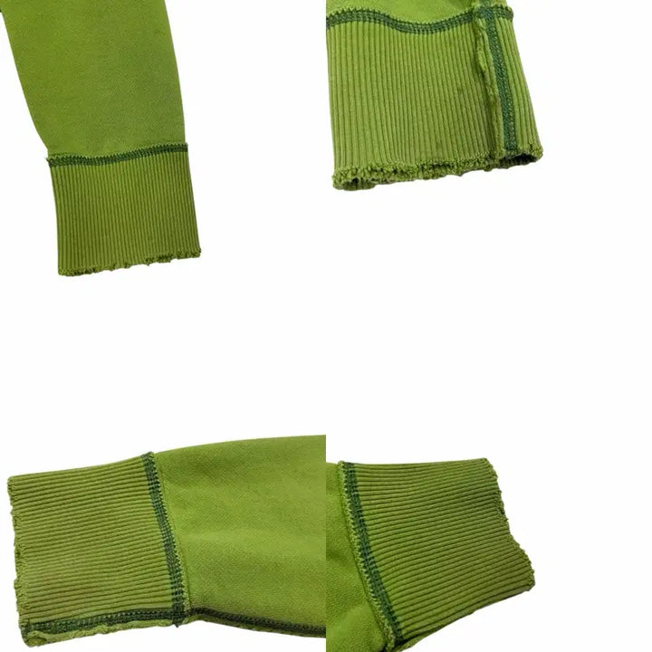 [SOLD OUT] 아베크롬비 빈티지 양홍원 그린 데미지 그런지 Y2K 후드집업 자켓 L