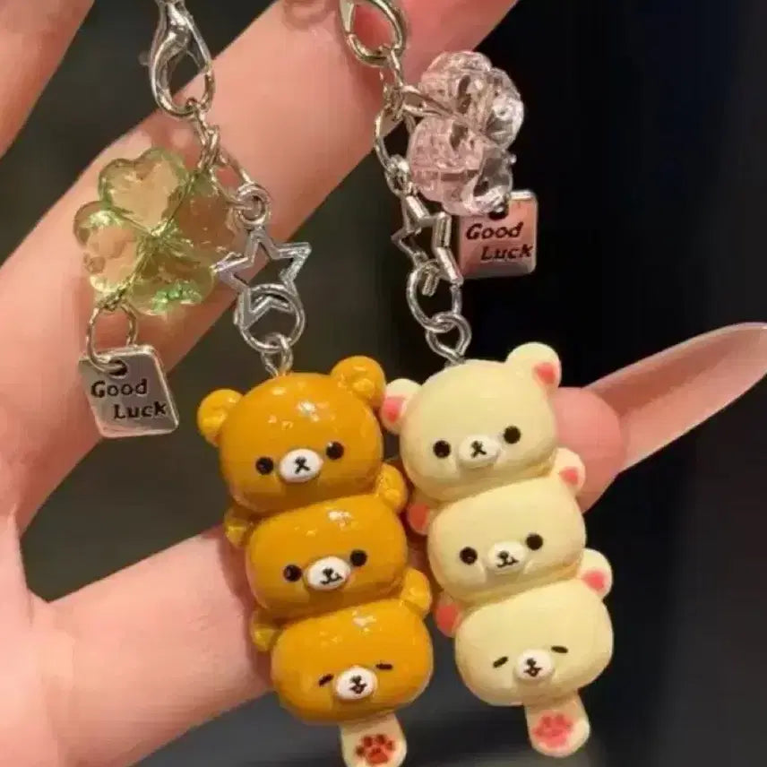 [BUNJANG] Rilakkuma Dango Keychain / 리락쿠마 키링 당고키링