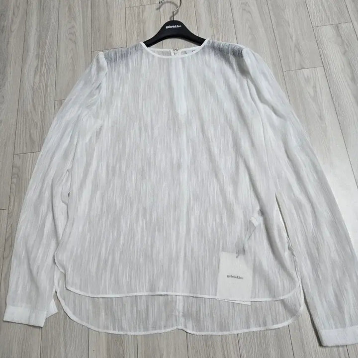 [BUNJANG] Gabrieli White Sheer Blouse / (새상품)가브리엘리 시스루 블라우스