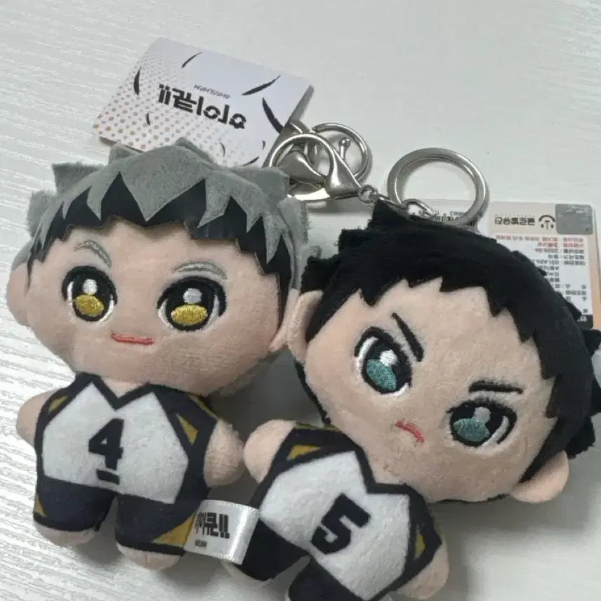 [BUNJANG] Haikyuu Bokuto/Akaashi Keyring / 하이큐 인형 키링 보쿠토/아카아시