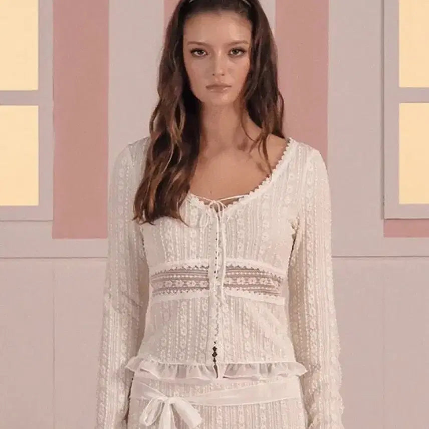 [BUNJANG] 3 times Vanilla Lace Cardigan (S) / 쓰리타임즈 Vanilla lace cardigan S