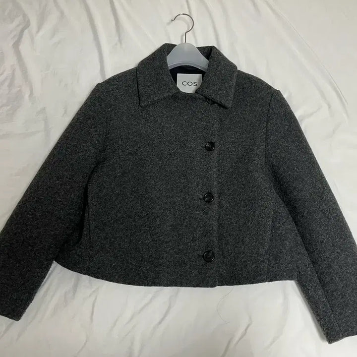 [BUNJANG] COS Boiled Wool Blend Jacket Grey / 택포) (XS)COS 코스 보일드 울 블렌드 재킷 / 그레이