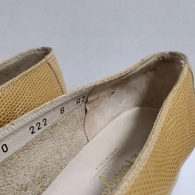 [SOLD OUT] 페라가모 간치니 리자드 로퍼  8 ( 250 )  명품구두 명품신발