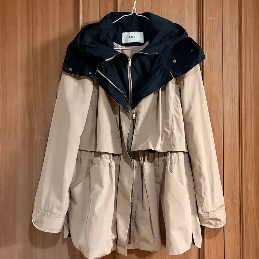 [SOLD OUT] LIST 리스트 봄 후드 바람막이 집업 자켓 여자