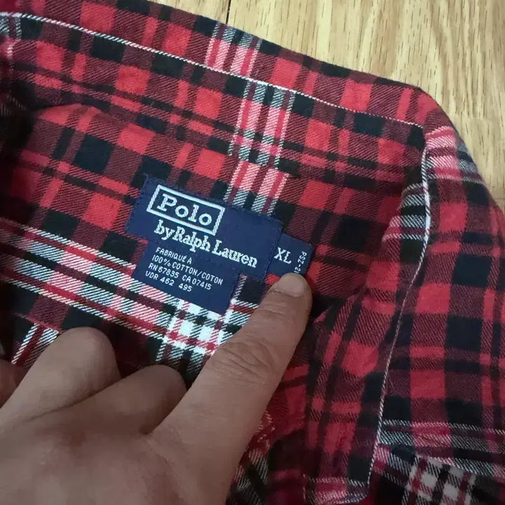 [BUNJANG] Polo Ralph Lauren Nova Check Shirt XL / 폴로 랄프로렌 노바체크 셔츠 남방 105XL