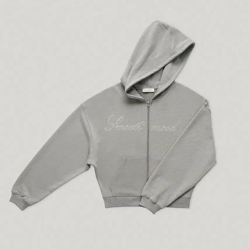 [BUNJANG] Smooth Mood Drew Hoodie Zip-up Low Grey / 스무드무드 Drew 후드 집업 로우그레이 새상품 팝니다