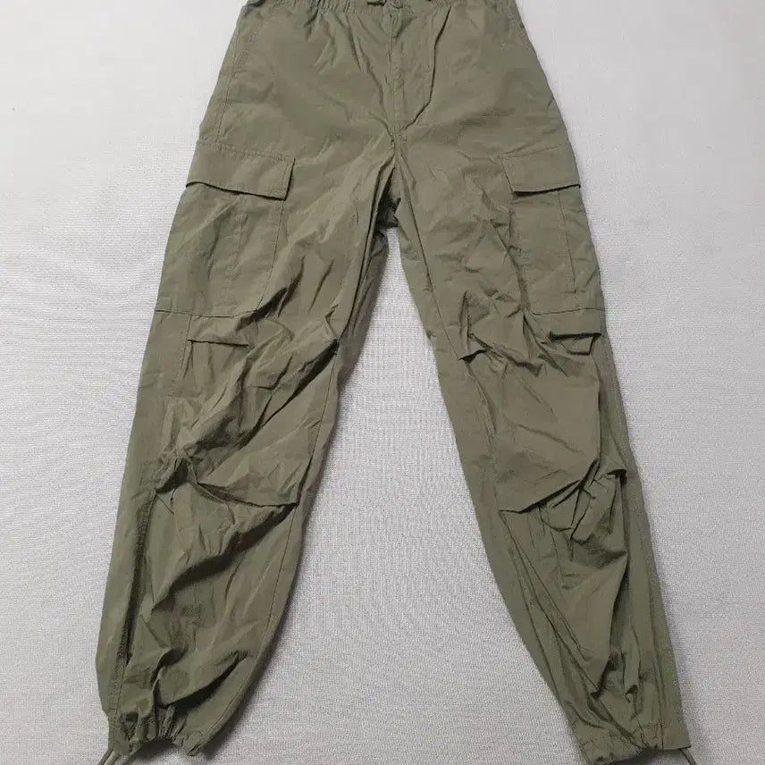 [BUNJANG] Muji Khaki Cargo Jogger Pants / 무인양품 카키색 카고 조거팬츠 허리30