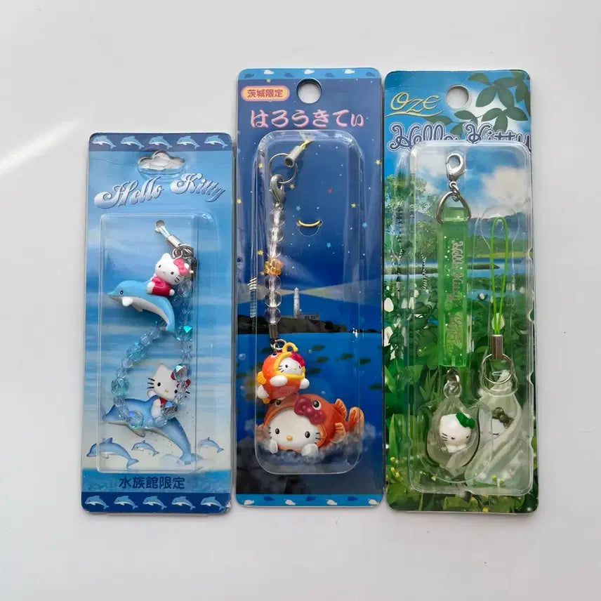 [BUNJANG] Sanrio Hello Kitty Vintage Dolphin Strap (Japan Exclusive) / [일본정품] 지역한정 고전 키티 돌고래 스트랩 빈티지 미개봉 지역한정