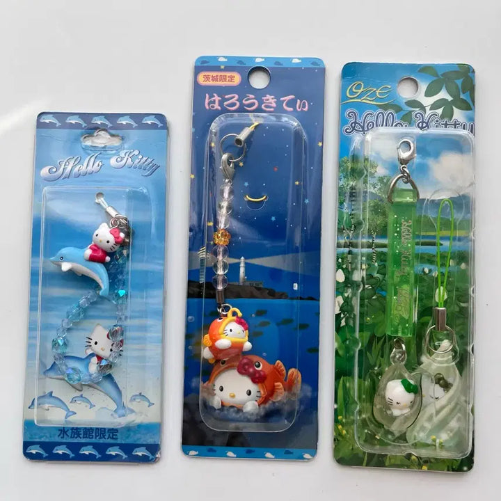 [BUNJANG] Sanrio Hello Kitty Vintage Dolphin Strap (Japan Exclusive) / [일본정품] 지역한정 고전 키티 돌고래 스트랩 빈티지 미개봉 지역한정