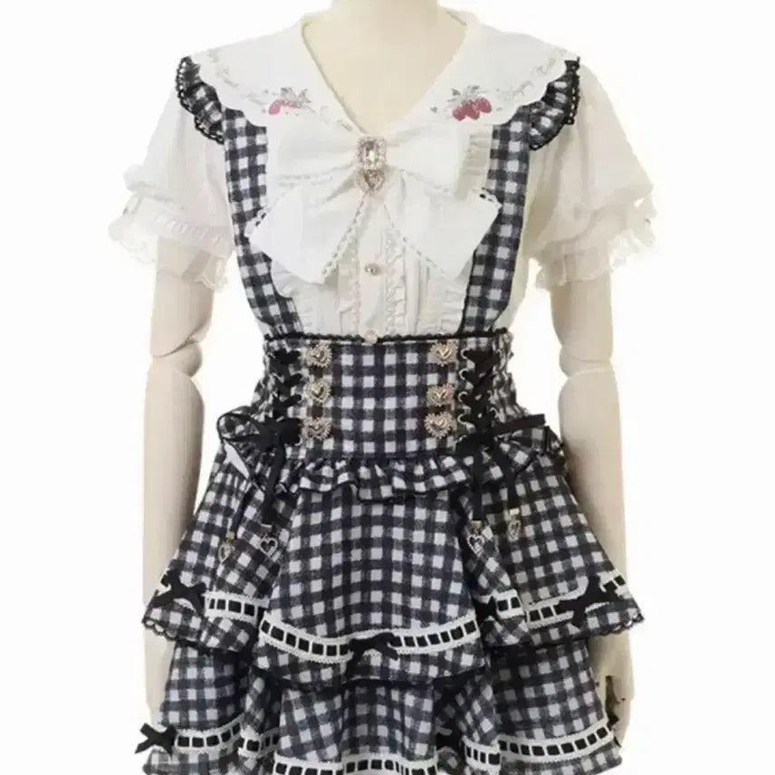 [SOLD OUT] 리즈리사 깅엄 스카판